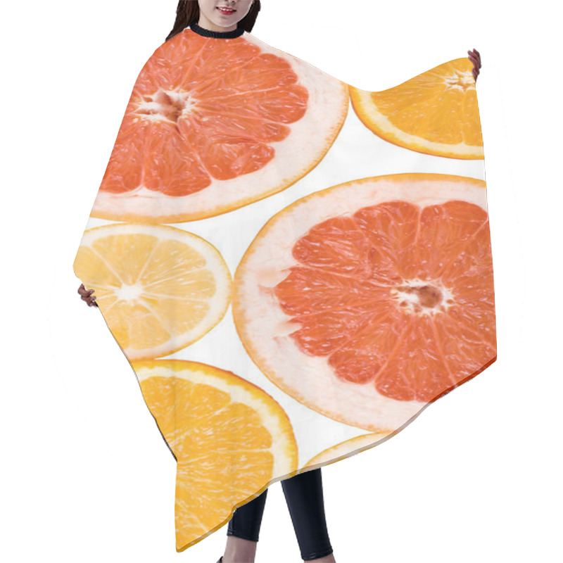 Personality  Lemon, Orange And Grapefruit Hair Cutting Cape