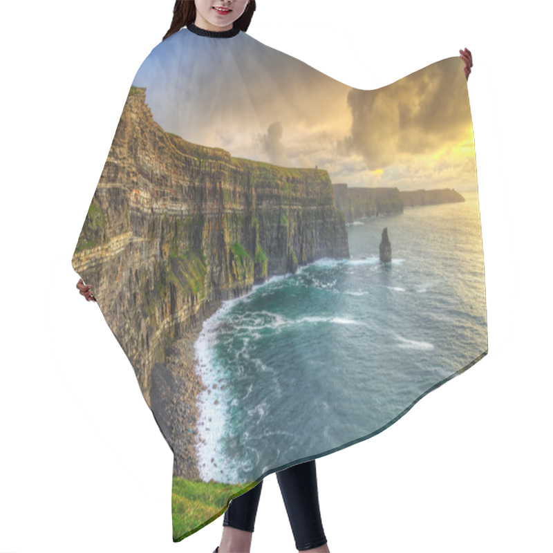 Personality  Cliffs Of Moher At Sunset, Ireland Hair Cutting Cape