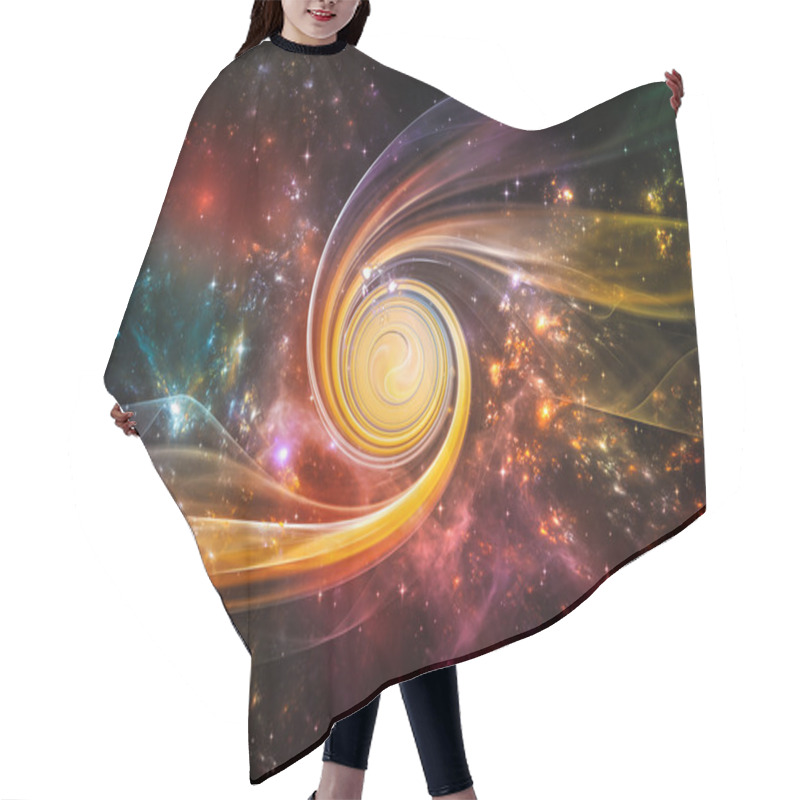 Personality  Vortex In Space Hair Cutting Cape