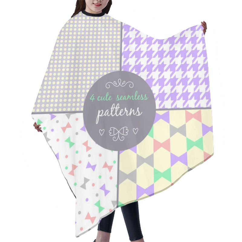 Personality  Cute Pastel Patterns Hair Cutting Cape