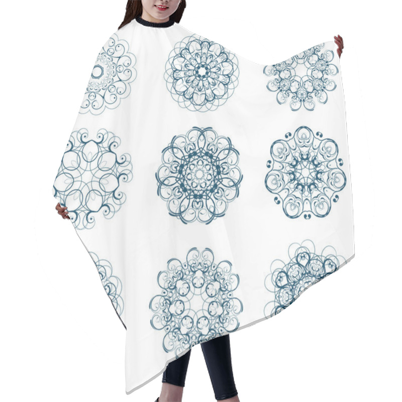 Personality  Snowflakes Set Hair Cutting Cape