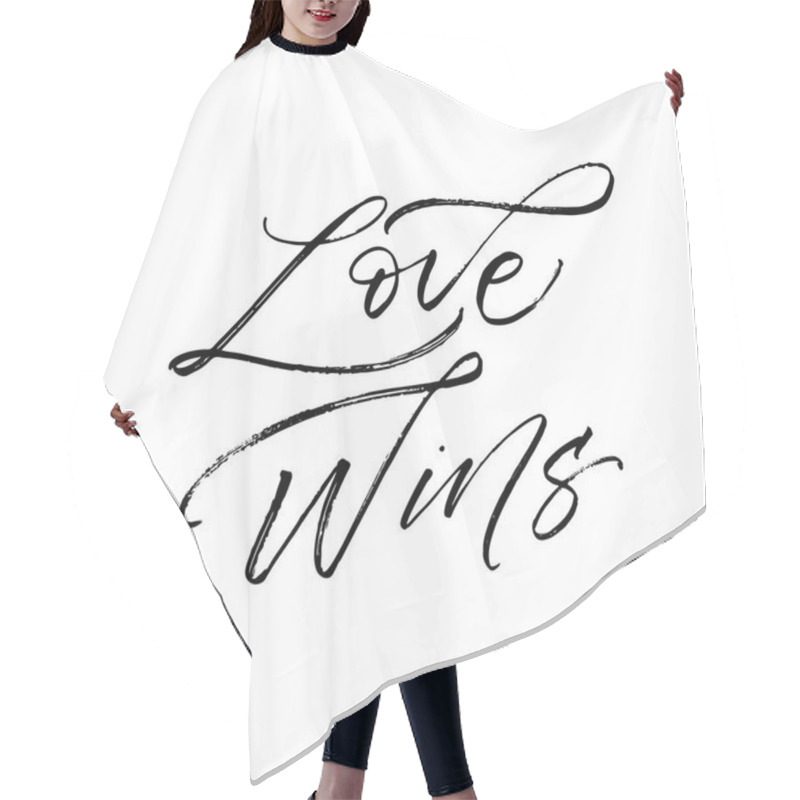 Personality  Love Wins Card. Hair Cutting Cape