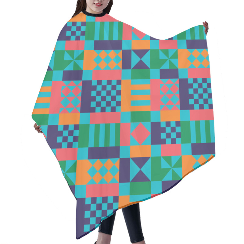 Personality  Retro Sixties Pattern Hair Cutting Cape