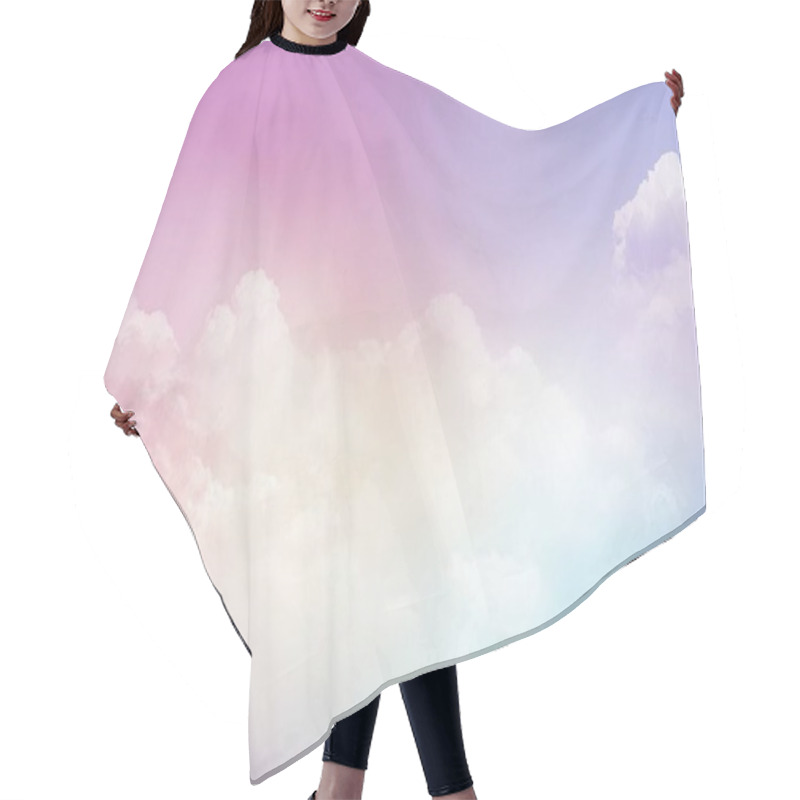 Personality  Soft Pastel Gradient Background With Gentle Transitions Hair Cutting Cape