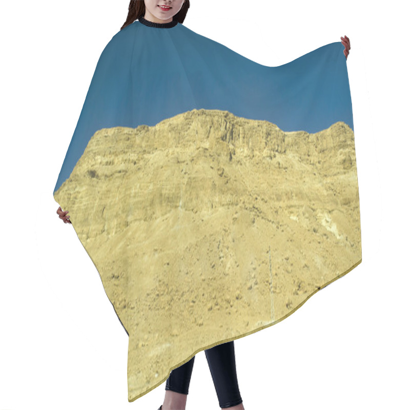 Personality  Yellow Stones And Mountains In Judean Desert Hair Cutting Cape