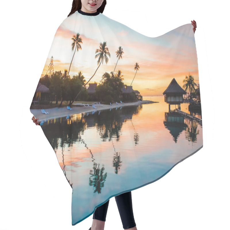 Personality  Tropical Sunset Hair Cutting Cape