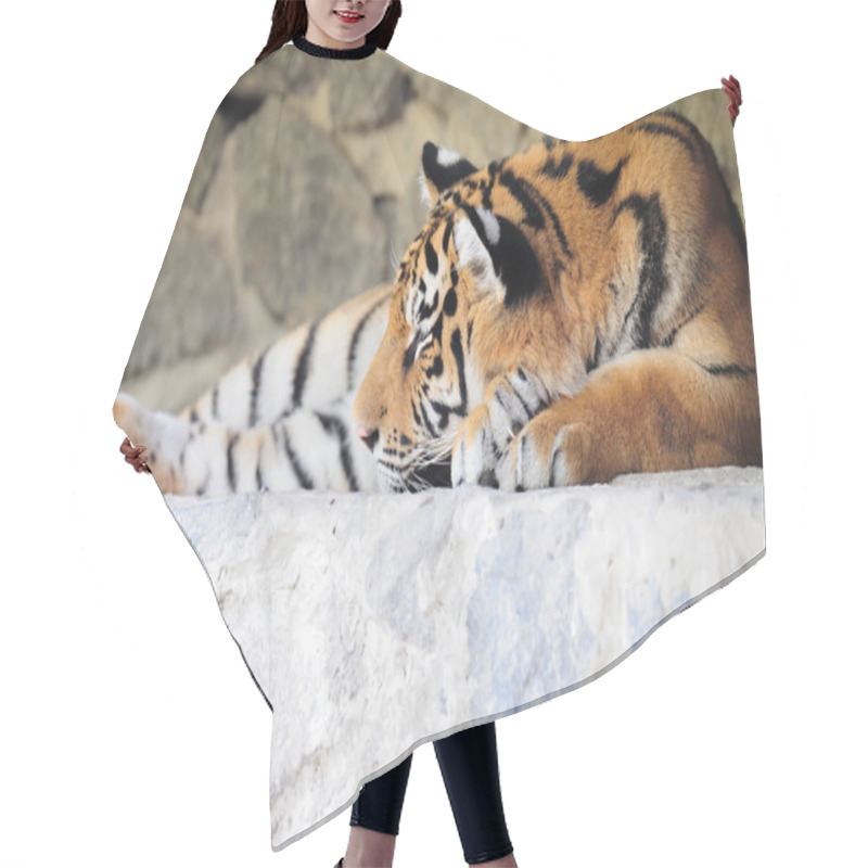 Personality  Tiger Hair Cutting Cape