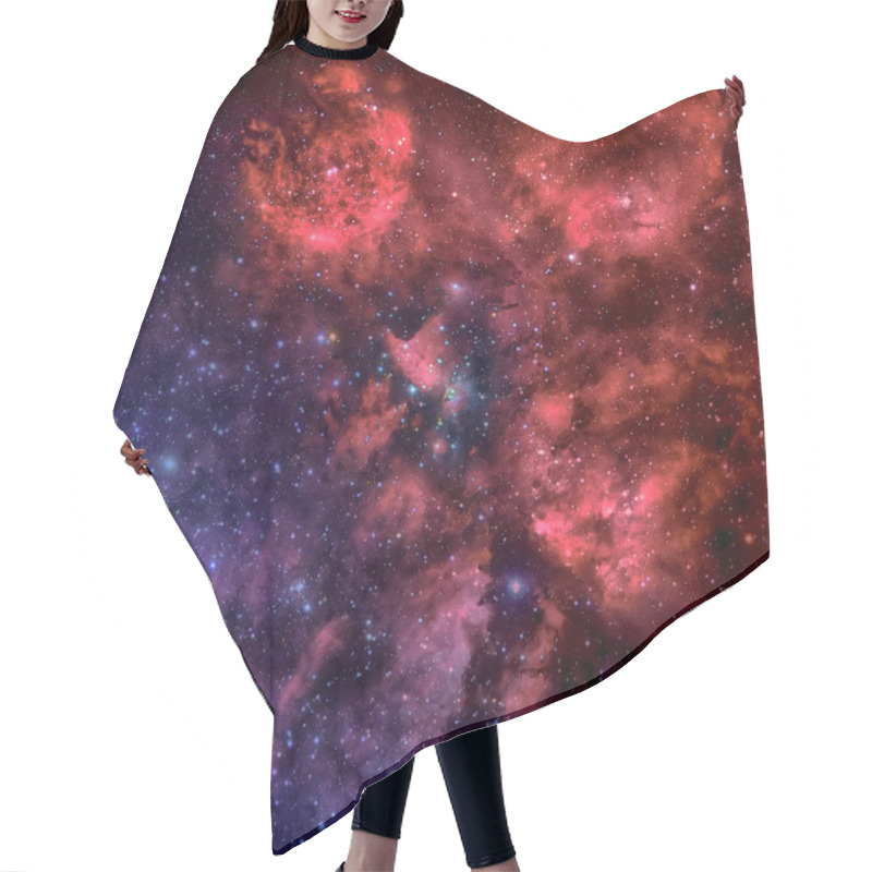 Personality  Beautiful Nebula, Stars And Galaxies. Hair Cutting Cape