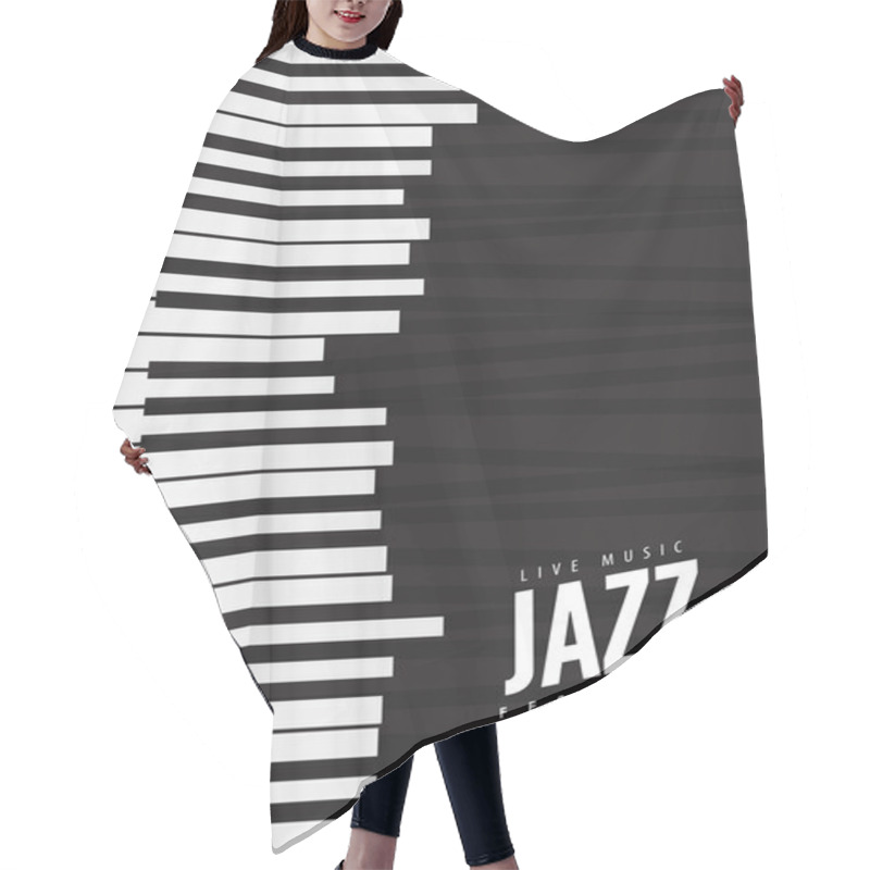 Personality  Music Poster Template Hair Cutting Cape