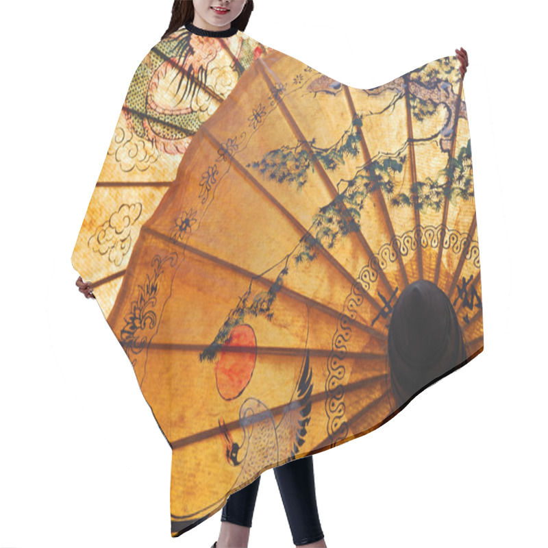 Personality  Sunshade With Thai Ornament Hair Cutting Cape