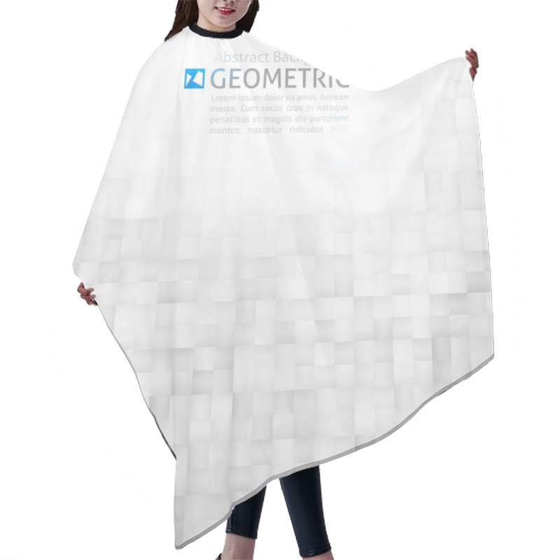 Personality  Geometric Background Hair Cutting Cape