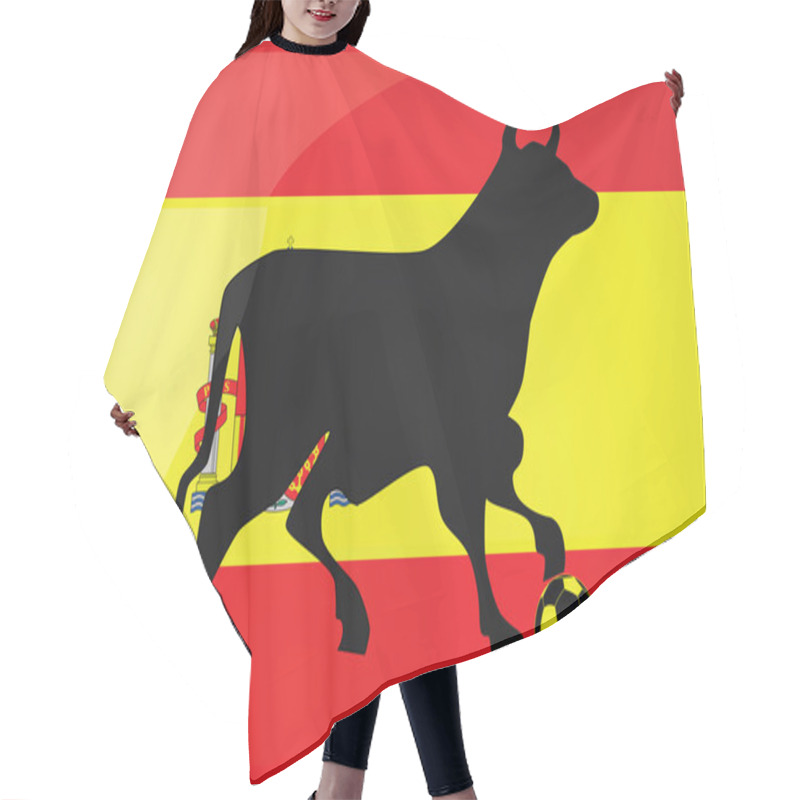 Personality  Bull Spanish Soccer Hair Cutting Cape