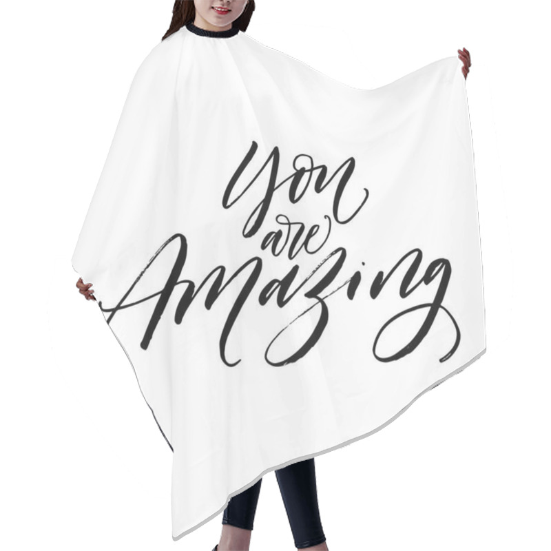 Personality  You Are Amazing Card.  Hair Cutting Cape