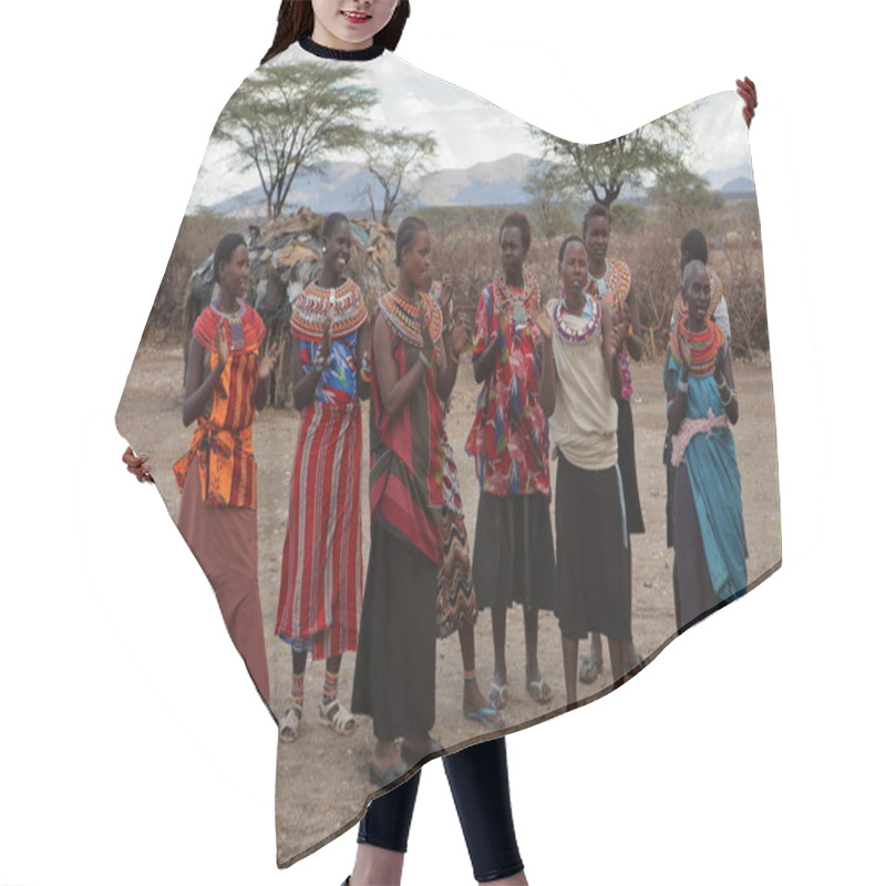 Personality  Traditional Samburu Women In Kenya Hair Cutting Cape