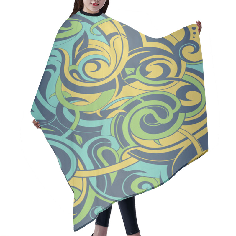 Personality  Underwater Abstraction Hair Cutting Cape