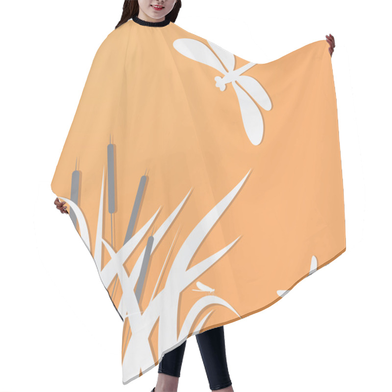 Personality  Dragonflies Hair Cutting Cape