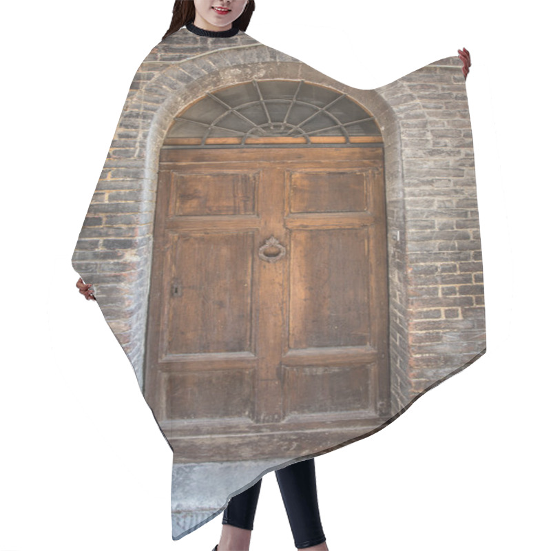 Personality  Entrance Door Texture Hair Cutting Cape