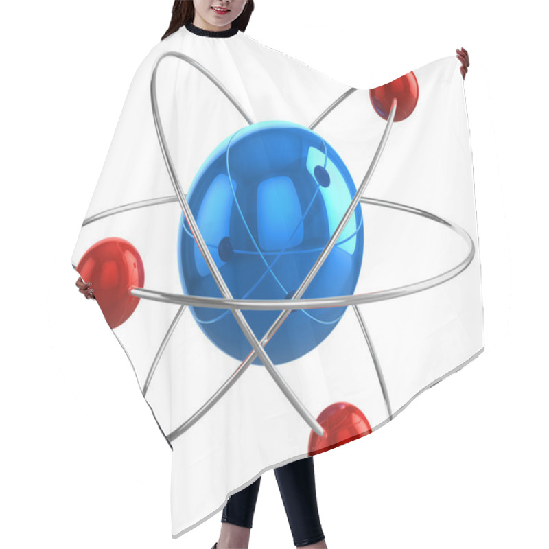 Personality  Atom Model Hair Cutting Cape