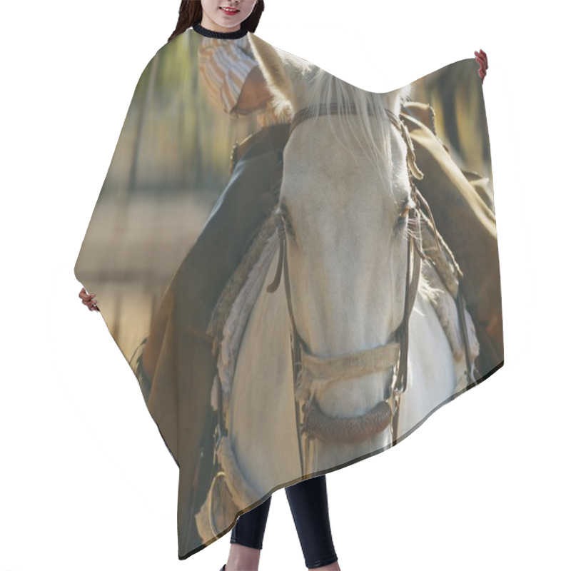 Personality  Horseback Riding Hair Cutting Cape