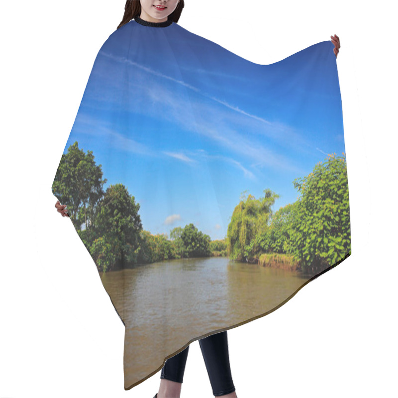 Personality  Beautiful River Landscape  Hair Cutting Cape