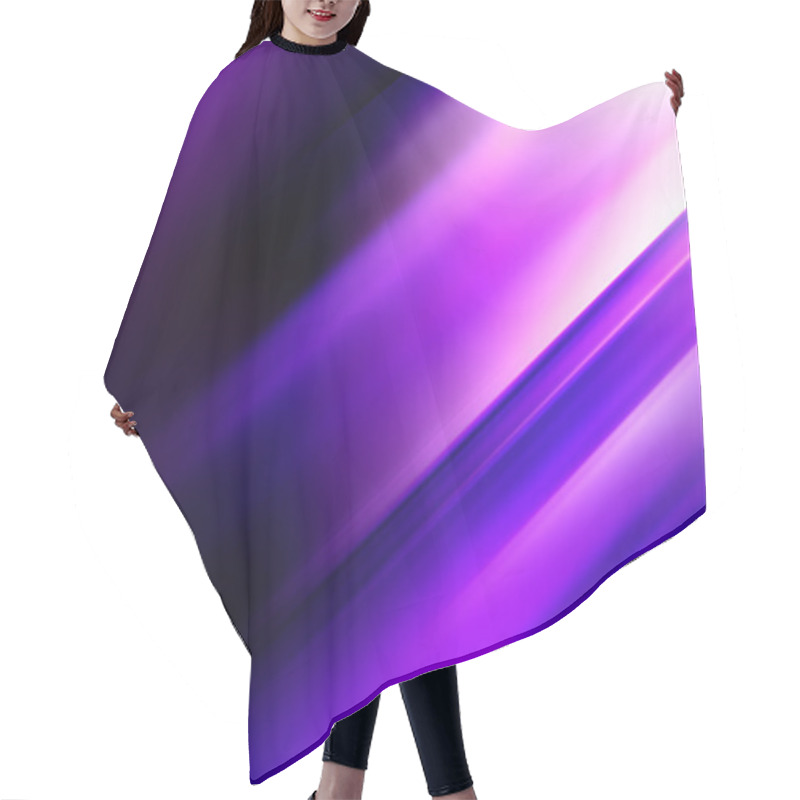 Personality  Abstract Purple Background Hair Cutting Cape