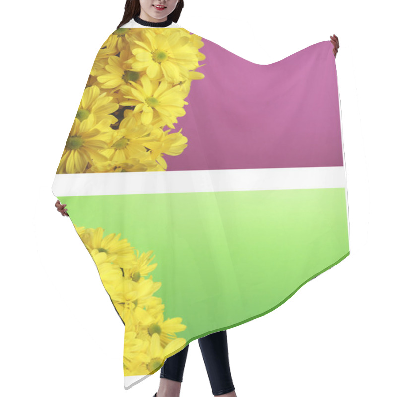 Personality  Flowers Hair Cutting Cape