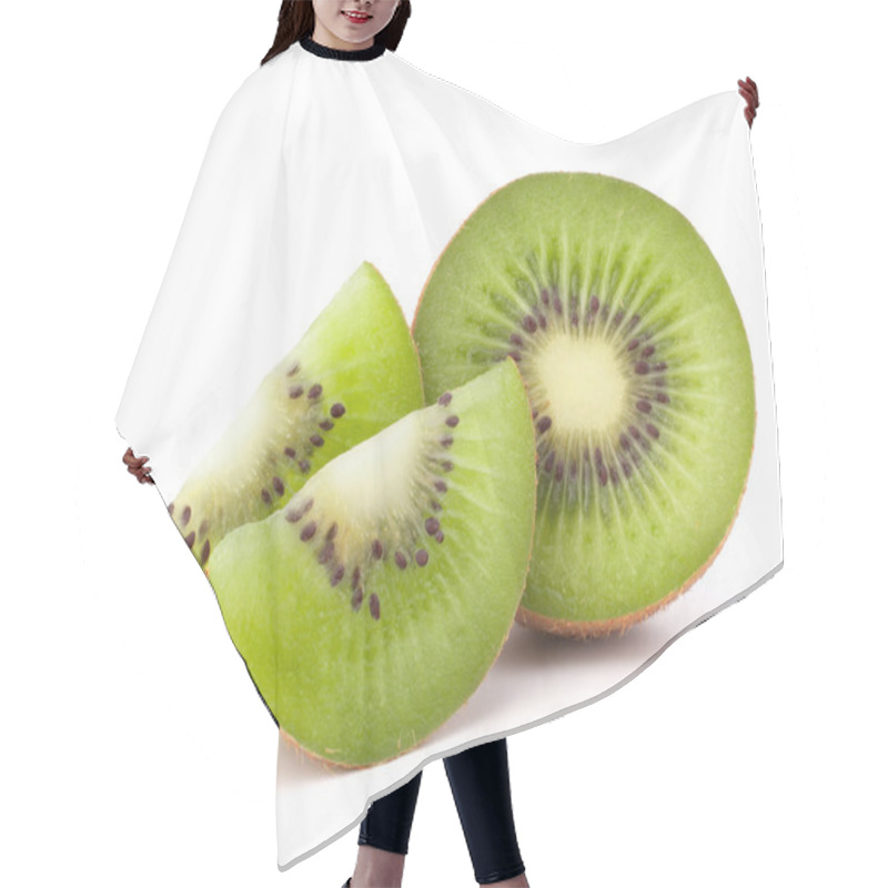 Personality  Kiwi Fruit Sliced Segments Hair Cutting Cape