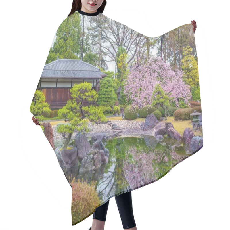 Personality  Ninomaru Garden In Nijo Castle In Kyoto, Japan Hair Cutting Cape