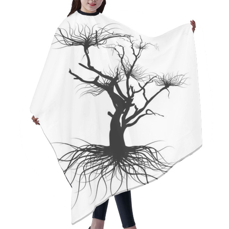 Personality  Horrible Dead Tree Hair Cutting Cape