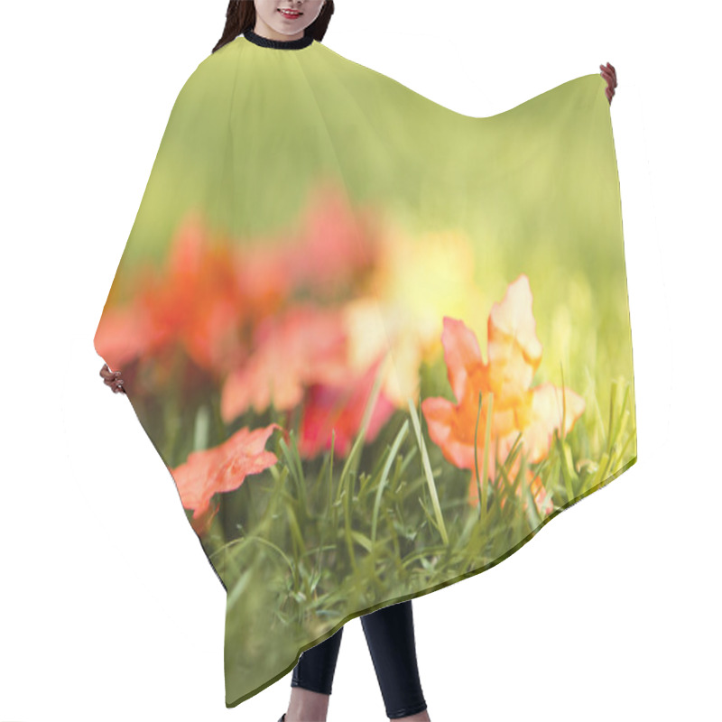 Personality  Autumn Leaves Hair Cutting Cape