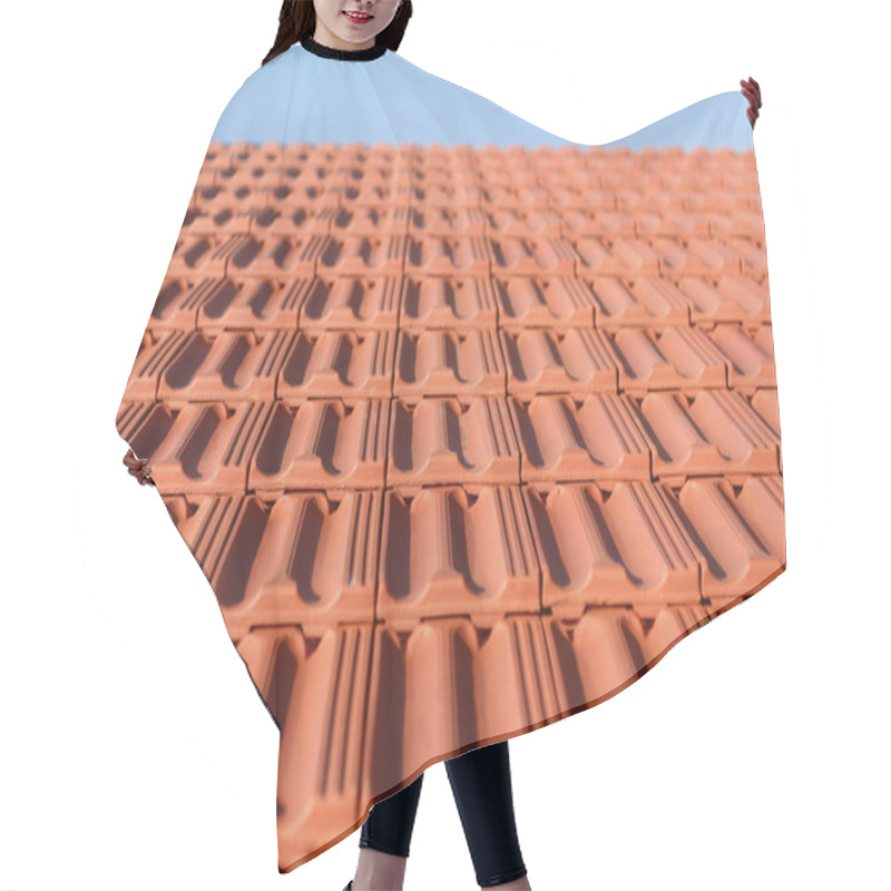 Personality  Red Roof Tiles In The House Hair Cutting Cape