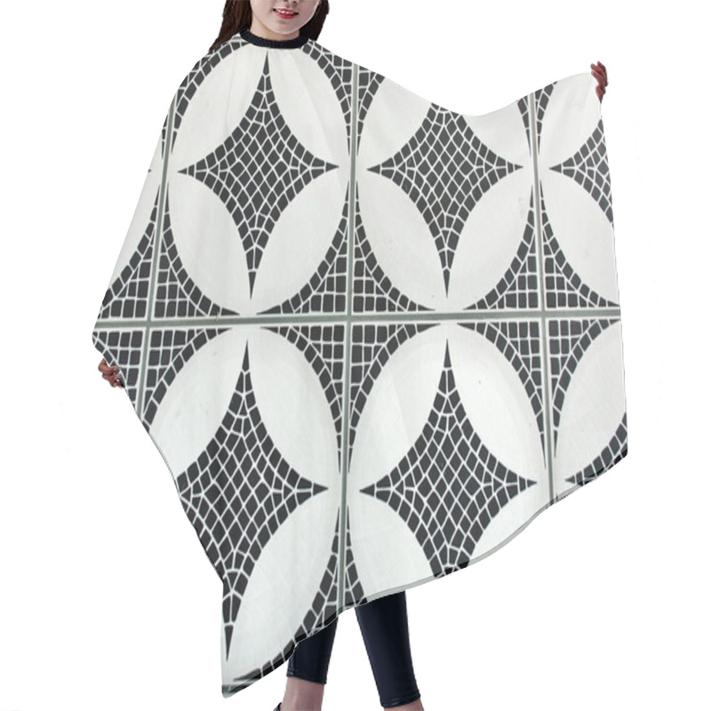 Personality  Mosaic Hair Cutting Cape