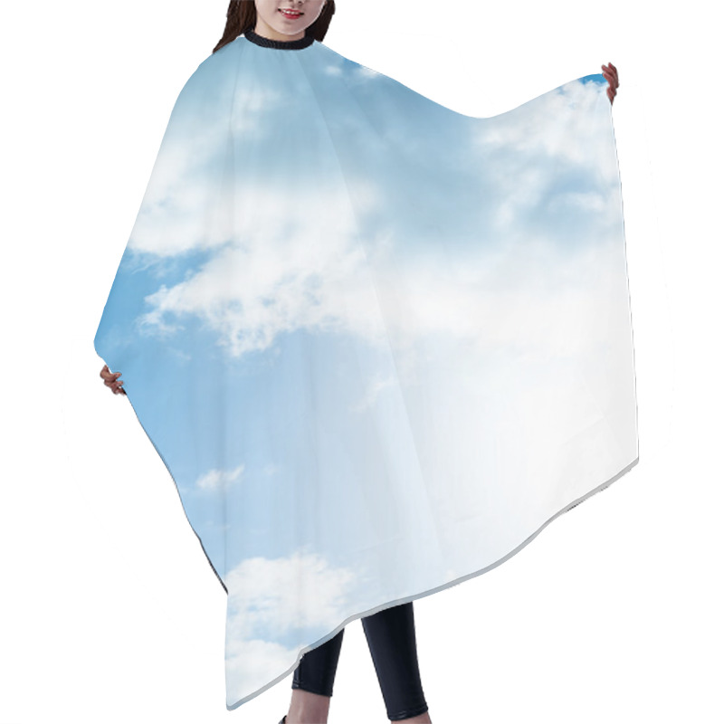 Personality  Beautiful Cloudy Sky Background Hair Cutting Cape