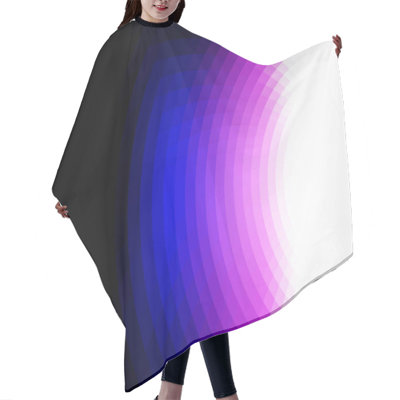 Personality  Vector Mosaic Tiles Hair Cutting Cape