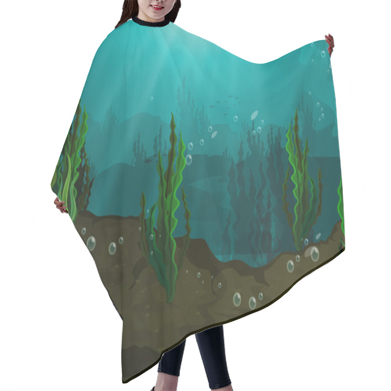 Personality  Underwater Hair Cutting Cape