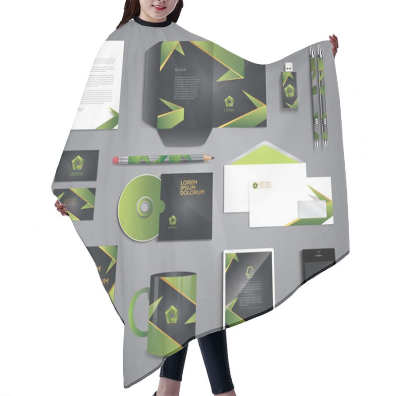 Personality  Identity Design For Your Company Hair Cutting Cape