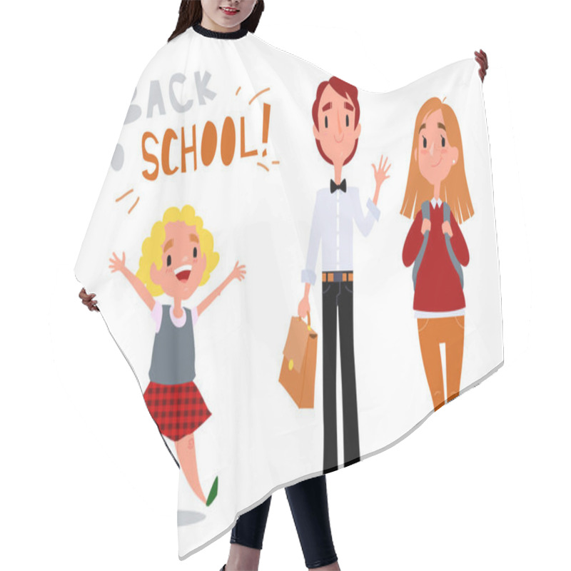 Personality  School Girl Boy Junior Hair Cutting Cape