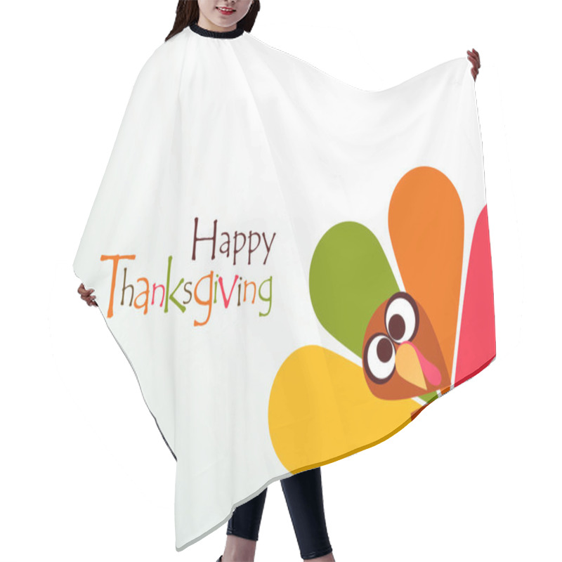 Personality  Thanksgiving Background. EPS 10. Hair Cutting Cape