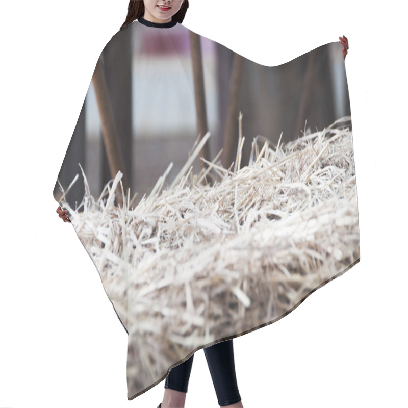 Personality  Dry Hay Crop Grass Hair Cutting Cape