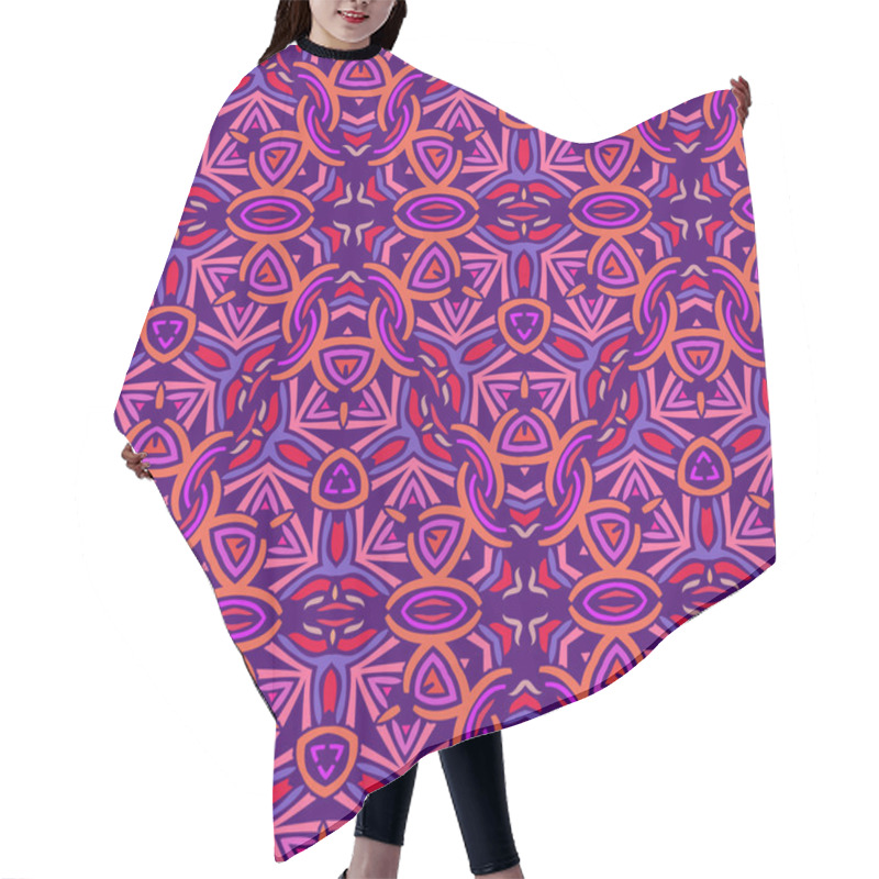 Personality  Tribal Seamless Pattern Hair Cutting Cape