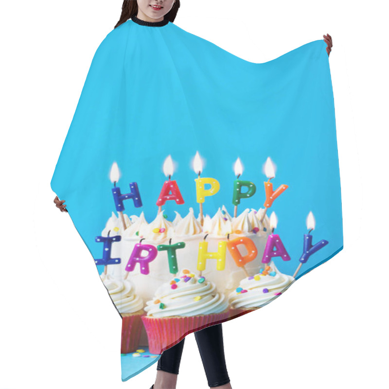 Personality  Happy Birthday Candles Hair Cutting Cape