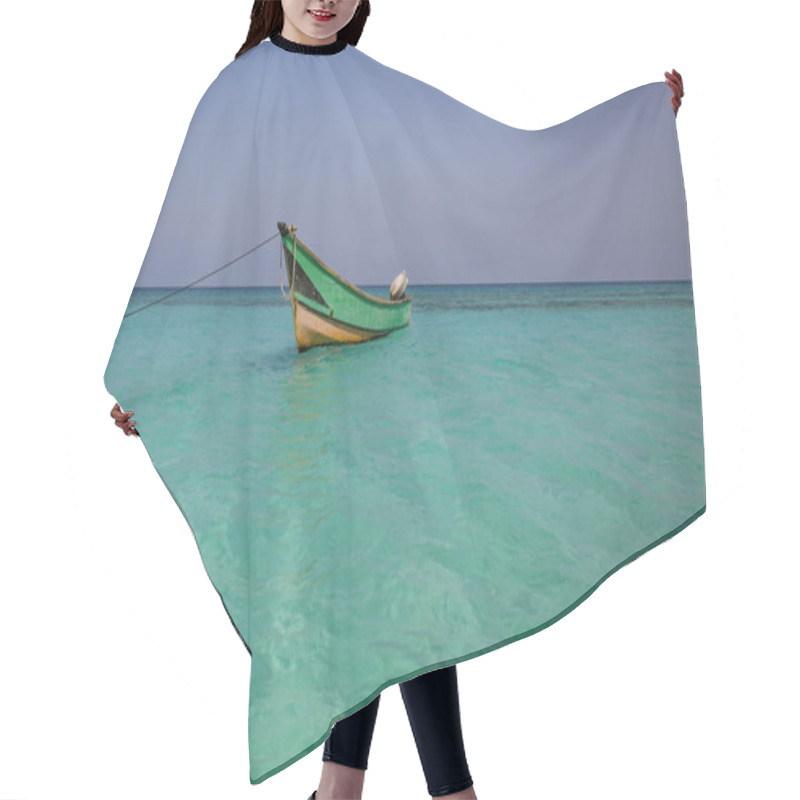 Personality  Boat On An Island Of Socotra Hair Cutting Cape