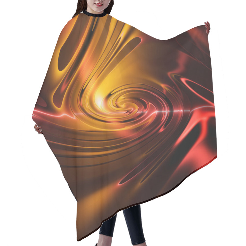 Personality  Surreal Abstract Structure Hair Cutting Cape