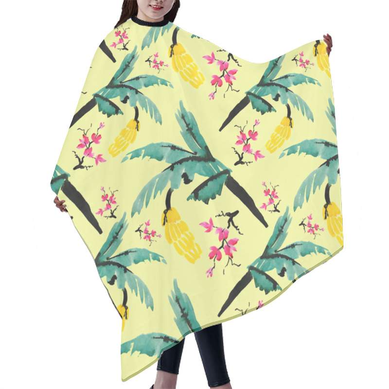 Personality  Blooming Magnolia Flowers Hair Cutting Cape