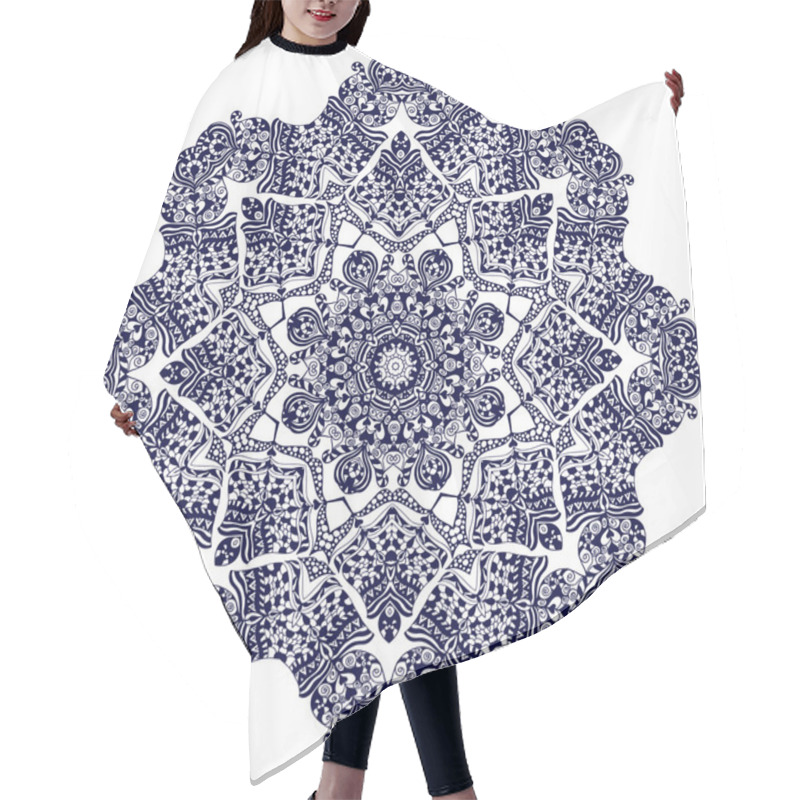 Personality  Ethnic Round Ornament2 Hair Cutting Cape