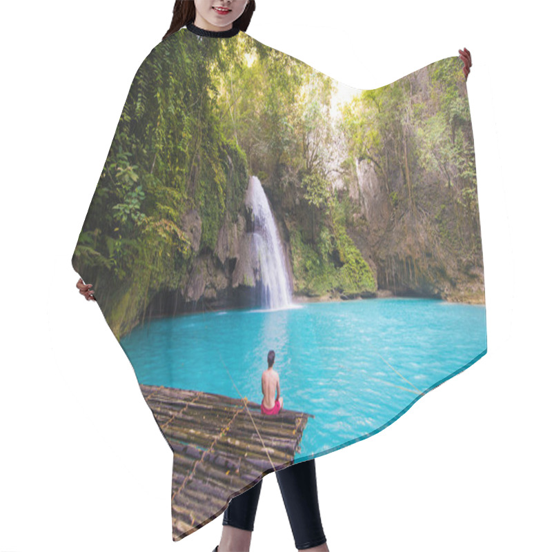 Personality  Kawasan Falls In Cebu, Philippines Hair Cutting Cape