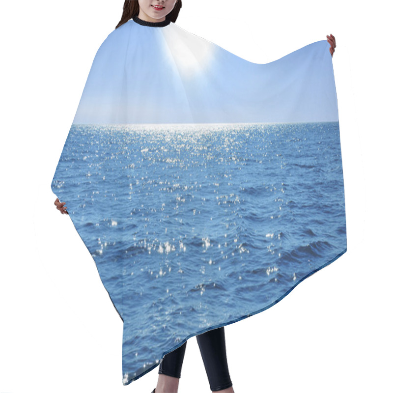 Personality  Blue Sky And Ocean Hair Cutting Cape