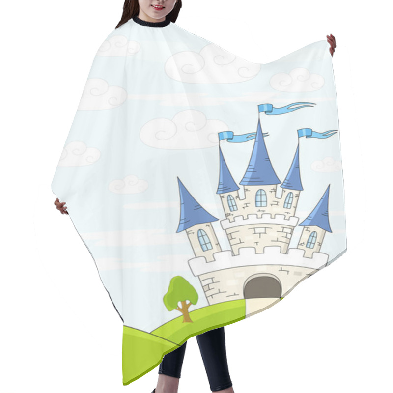 Personality  Fantasy Castle Hair Cutting Cape