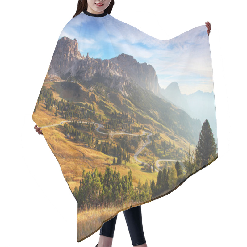 Personality  Beautiful Summer Landscape In The Mountains. Sunrise - Italy Alp Hair Cutting Cape