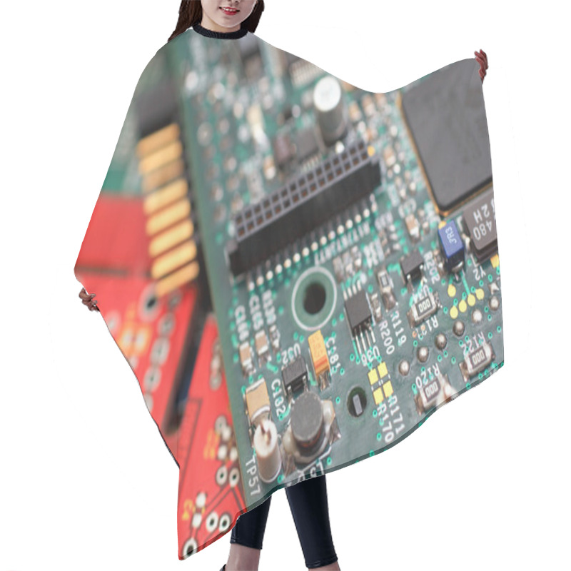 Personality  PCB Hair Cutting Cape